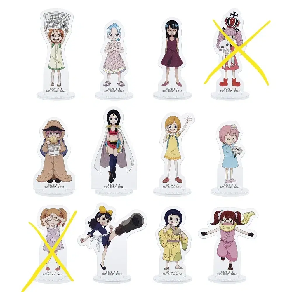 ONEPIECE First Lottery Kuji Memory of Heroes H Prize acrylic stand 10 types