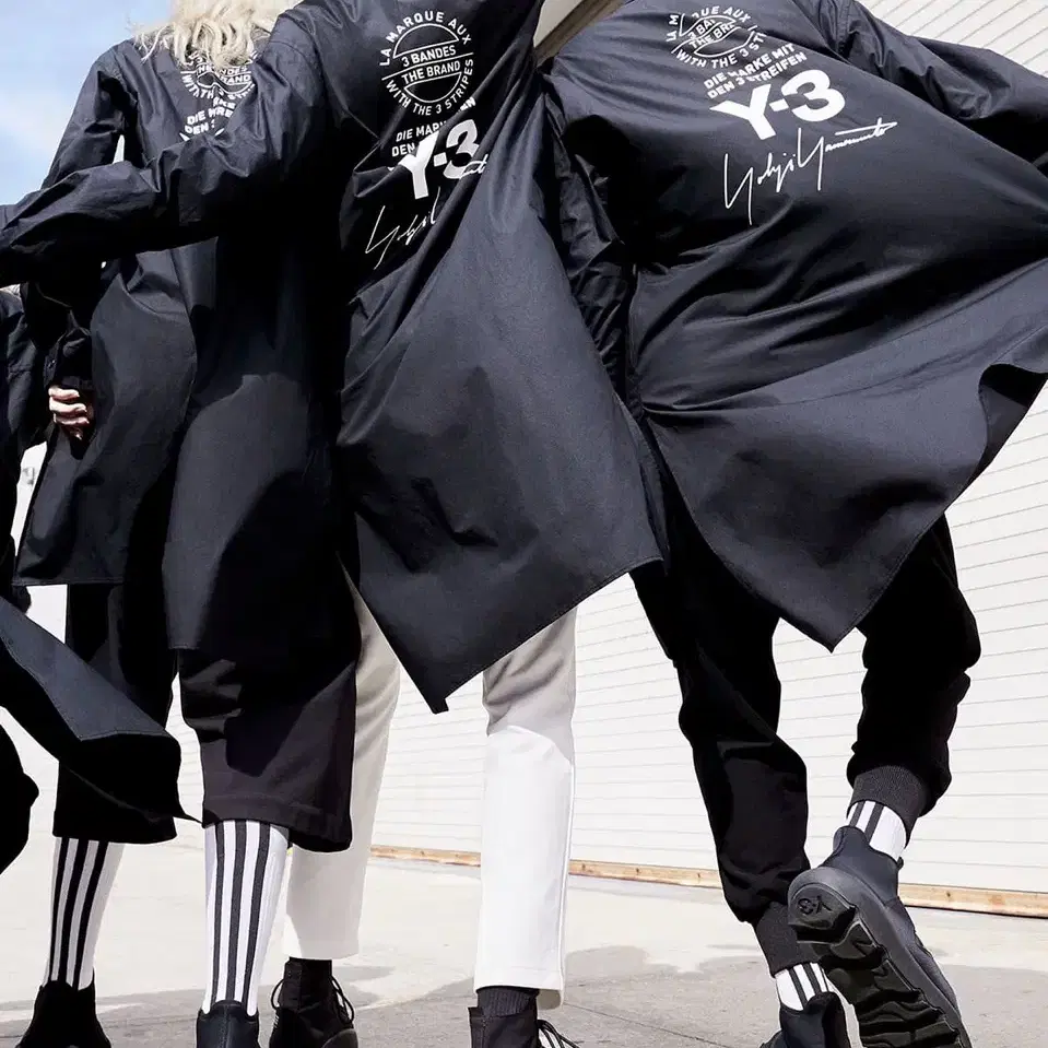 Y-3 18SS 15주년 블랙 롱 셔츠 M