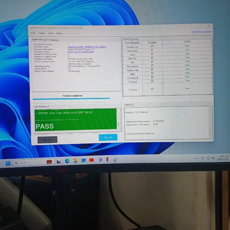 i7 9700k  z370 ud3h  32G