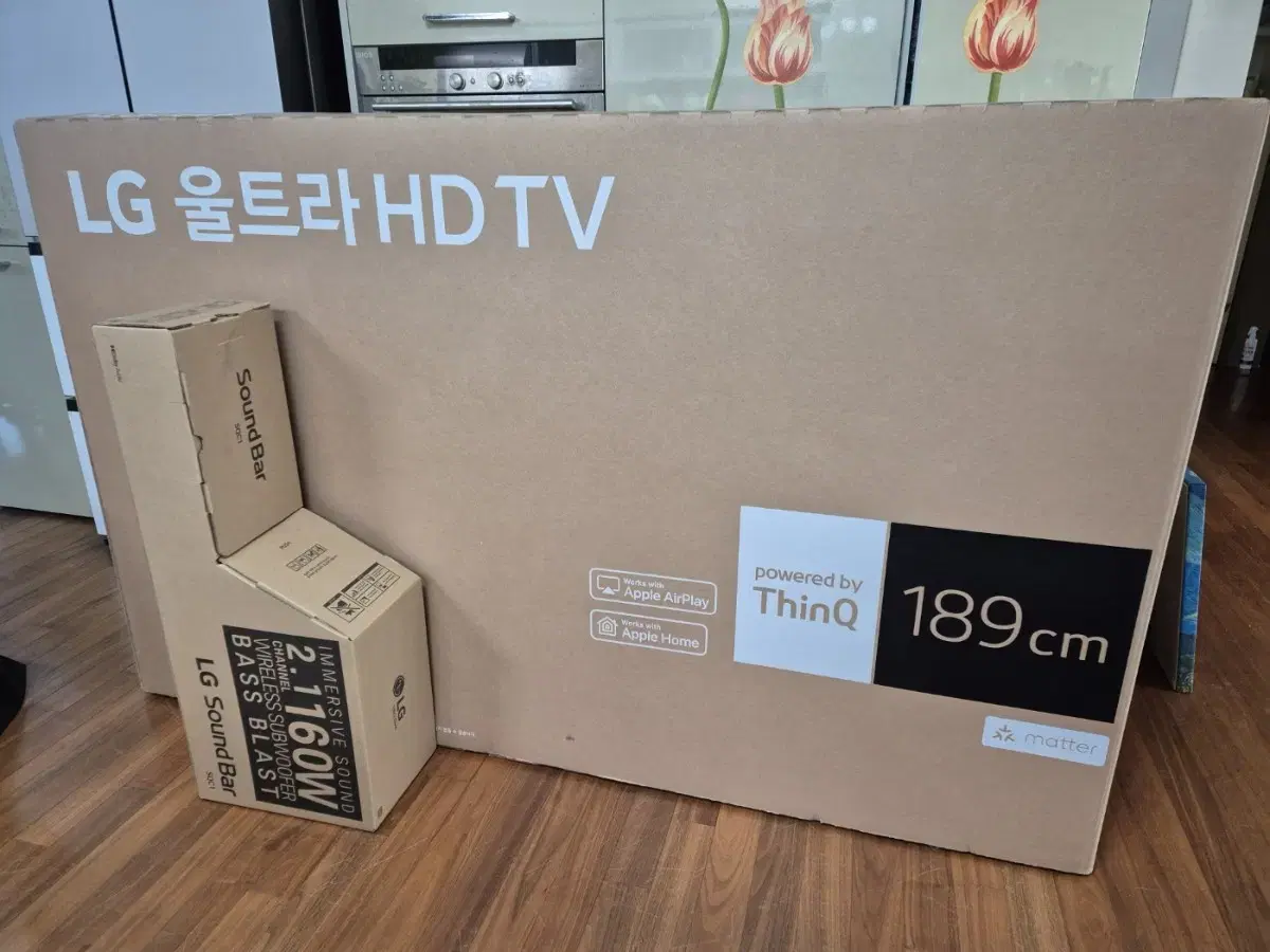 LG 울트라HD 75인치 TV +싸운드바