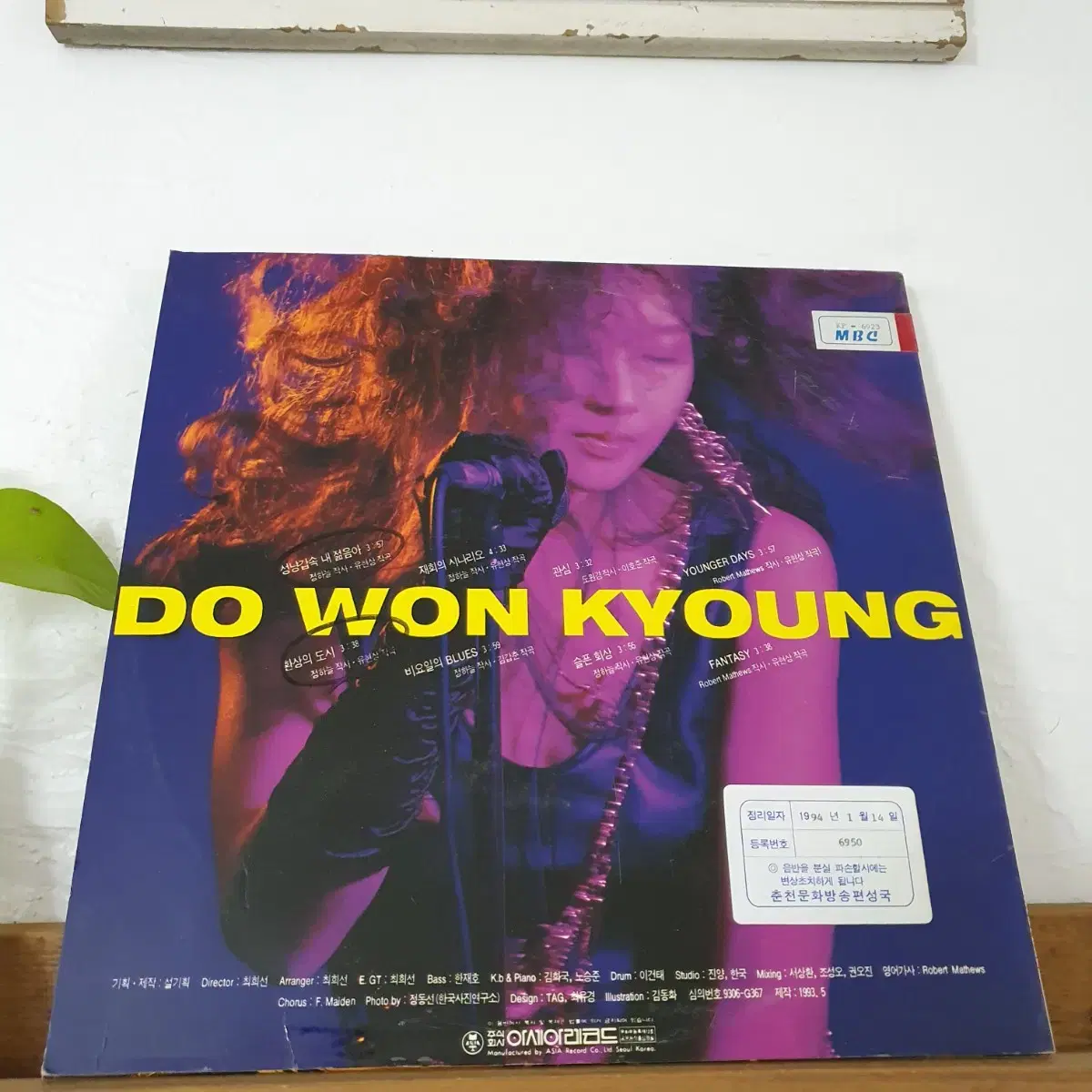 도원경 1집 LP  1993   성낭갑속의젊음아  환상의도시