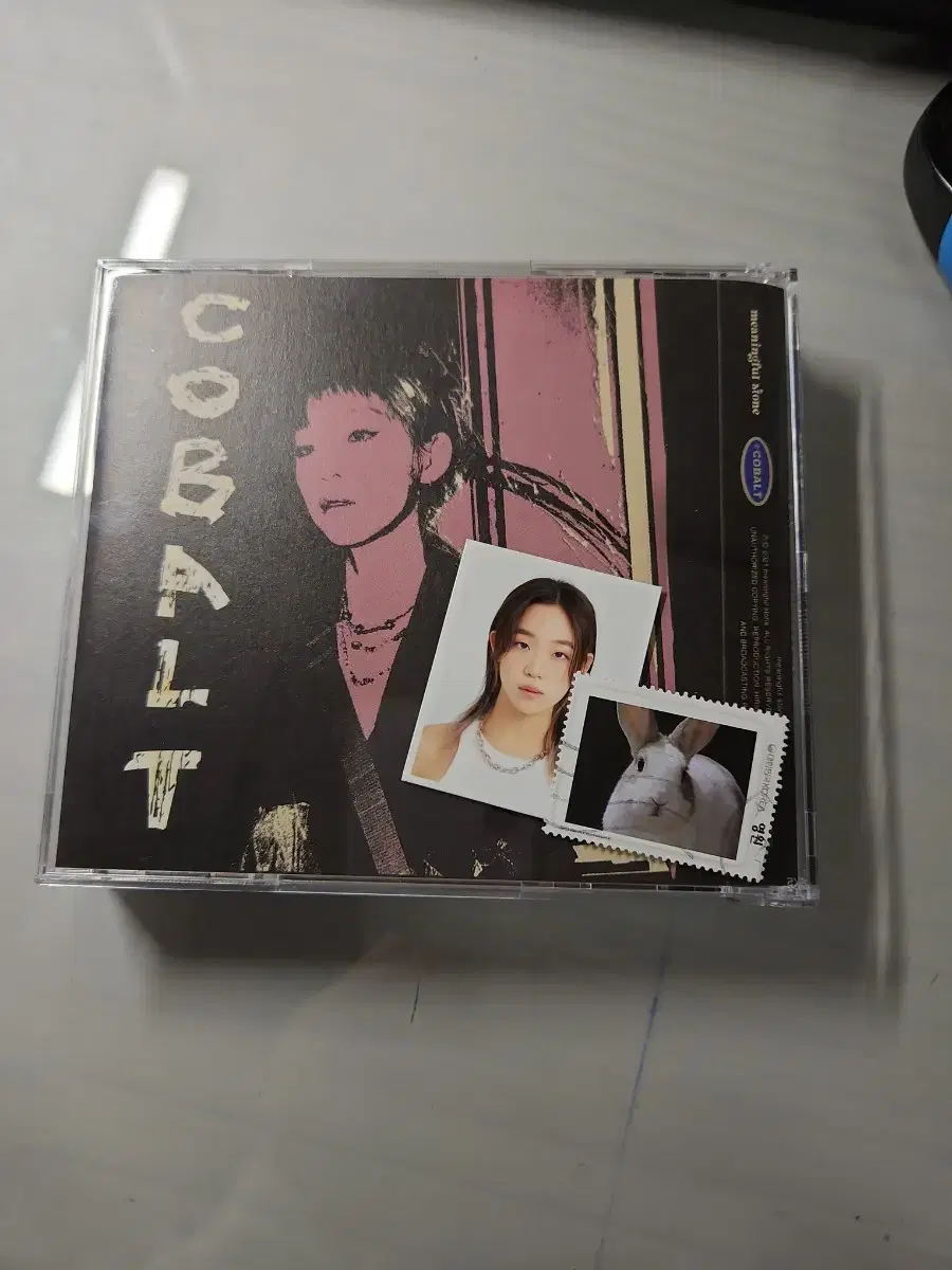 김뜻돌 코발트 CD 앨범 + 공식 증명 사진 & 미돌이 우표