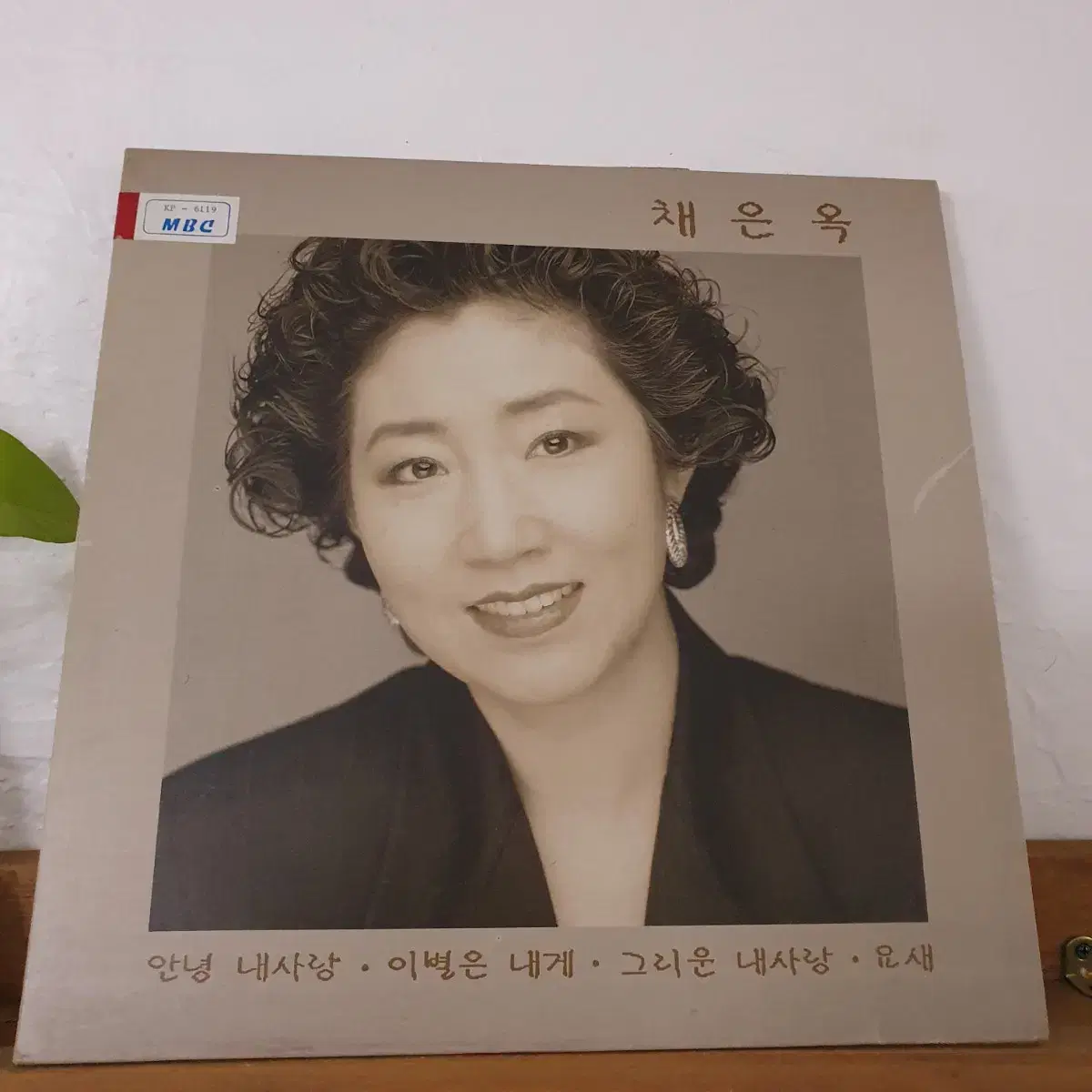 채은옥 LP 1992   빗물노래수록     귀한음반