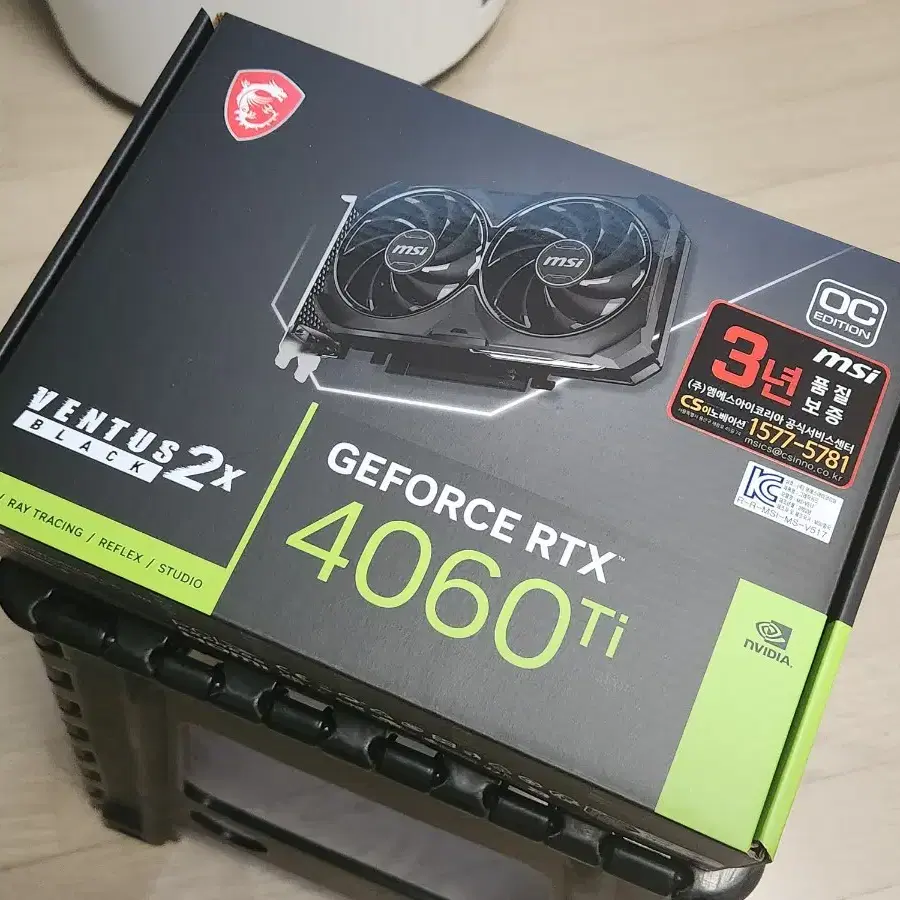 부산) 11월5일구매) RTX 4060TI 16G