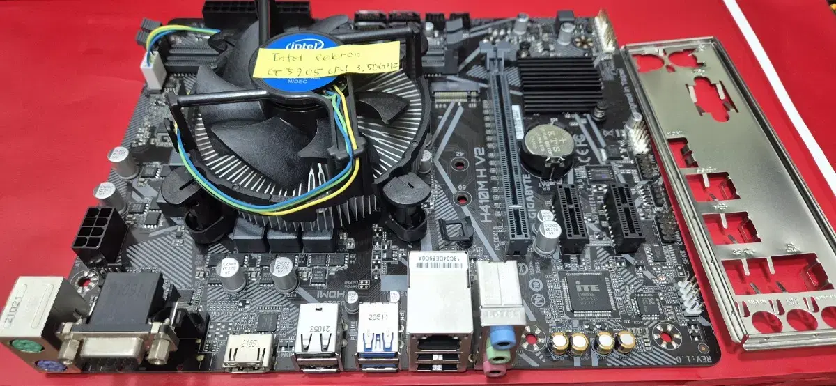 CPU(G5905,쿨러포함)+Main보드(H410M H V2) 팝니다