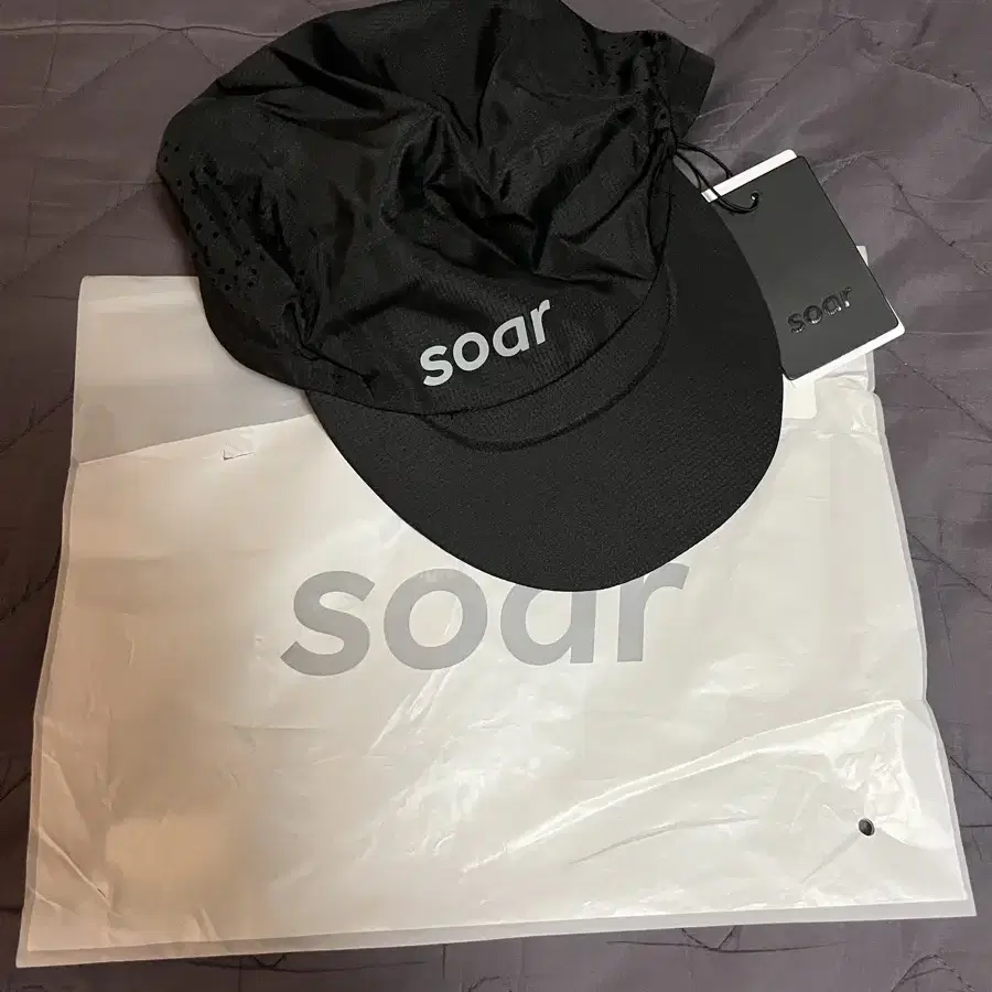 [새상품] 소어 러닝 soar running cap 캡 모자 블랙