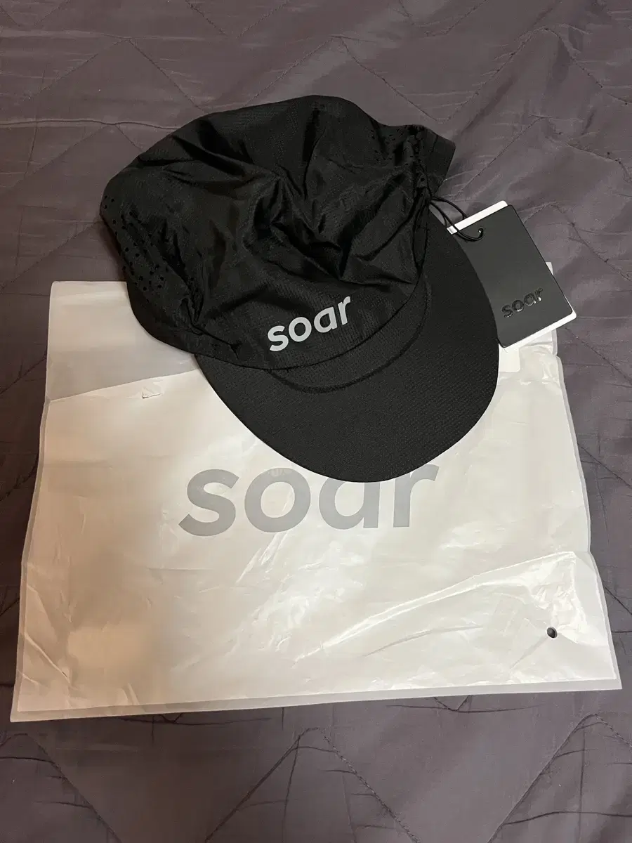 [새상품] 소어 러닝 soar running cap 캡 모자 블랙