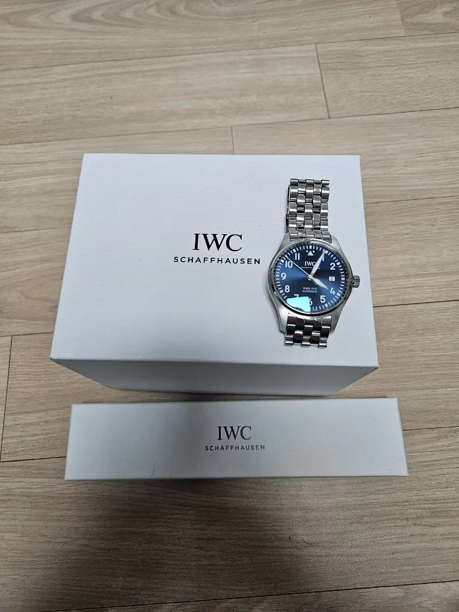 IWC 마크 18 청판 어린왕자 22년 국내 스탬핑