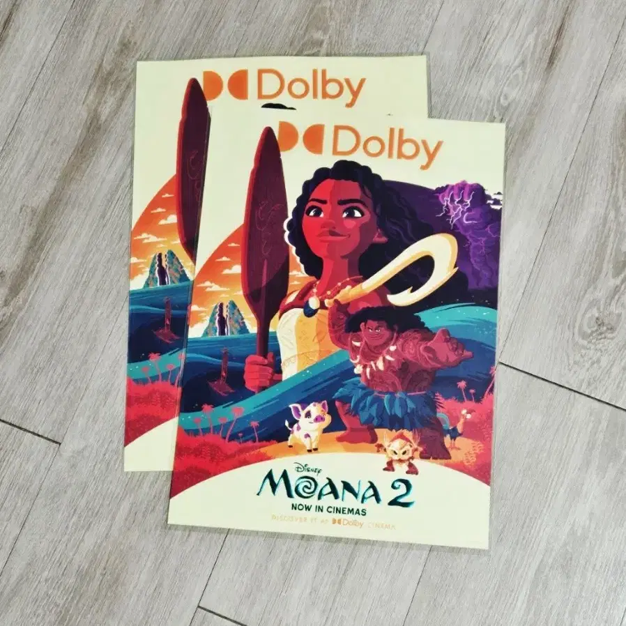 모아나2 돌비시네마 포스터 A3 돌비포스터 Dolby