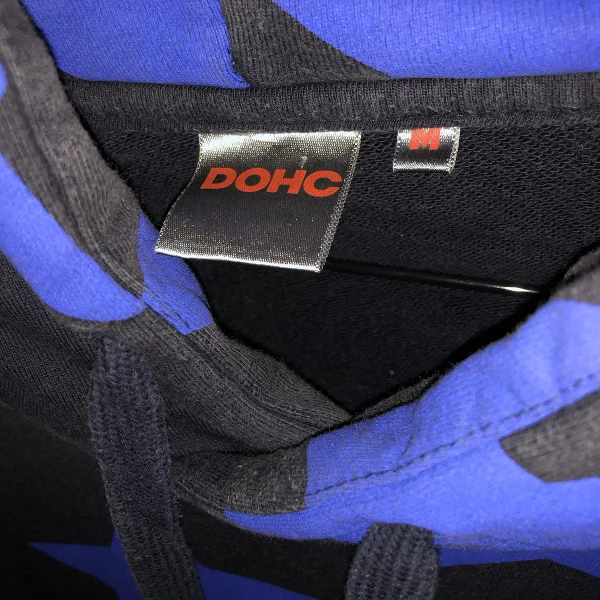 Vintage DOHC blue star hood t