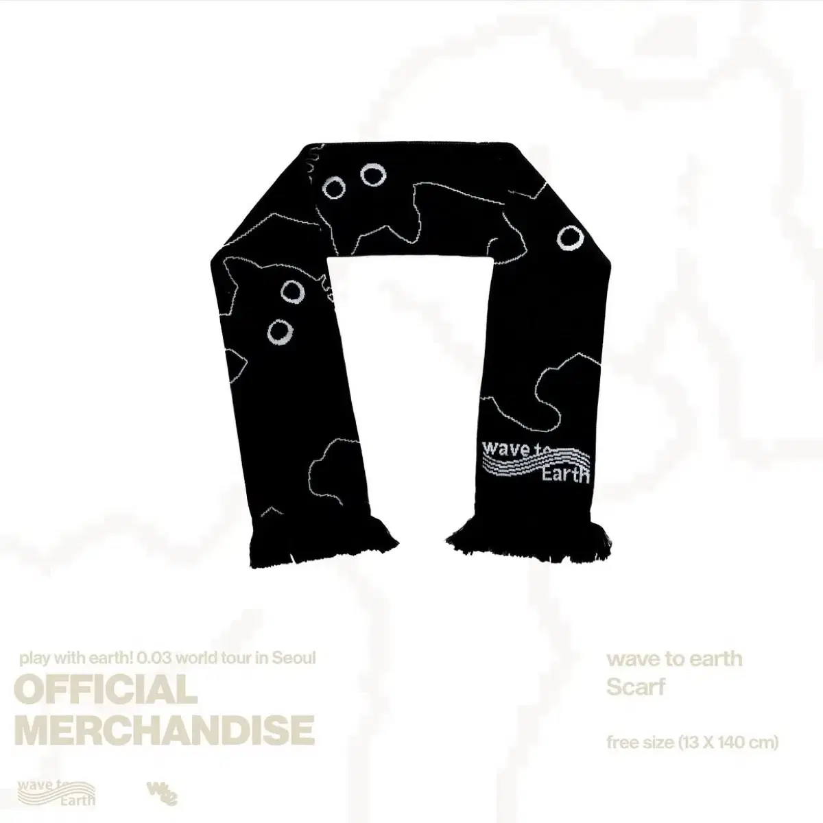 wave to earth scarf 웨이브투어스 스카프