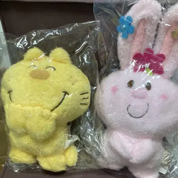 아도짱 마켓 한정 봉제 인형(S) 세트 토끼&미짱