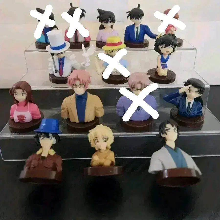 Detective Conan Chocolate Egg Figures Shinran Shinichimiran Kodokid Haibara Subaru