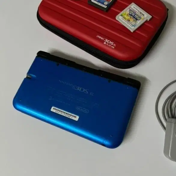 [일괄]닌텐도 3DS XL 블루+(ds칩 2개,3ds칩 1개)