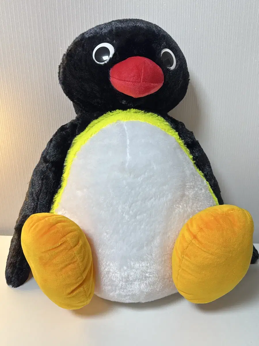 Extra large pingu fluffy doll Made in Japan