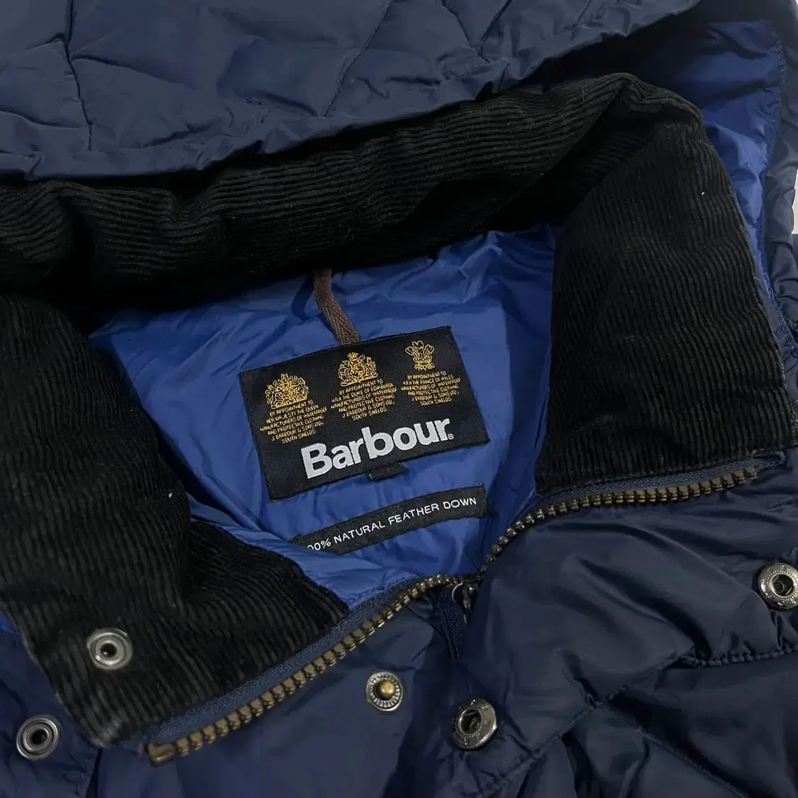 100 BARBOUR 바버 다운 패딩