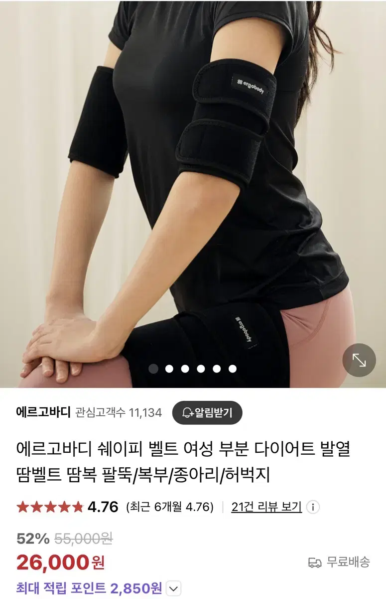 에르고바디 쉐이피벨트 (팔뚝, 허벅지)