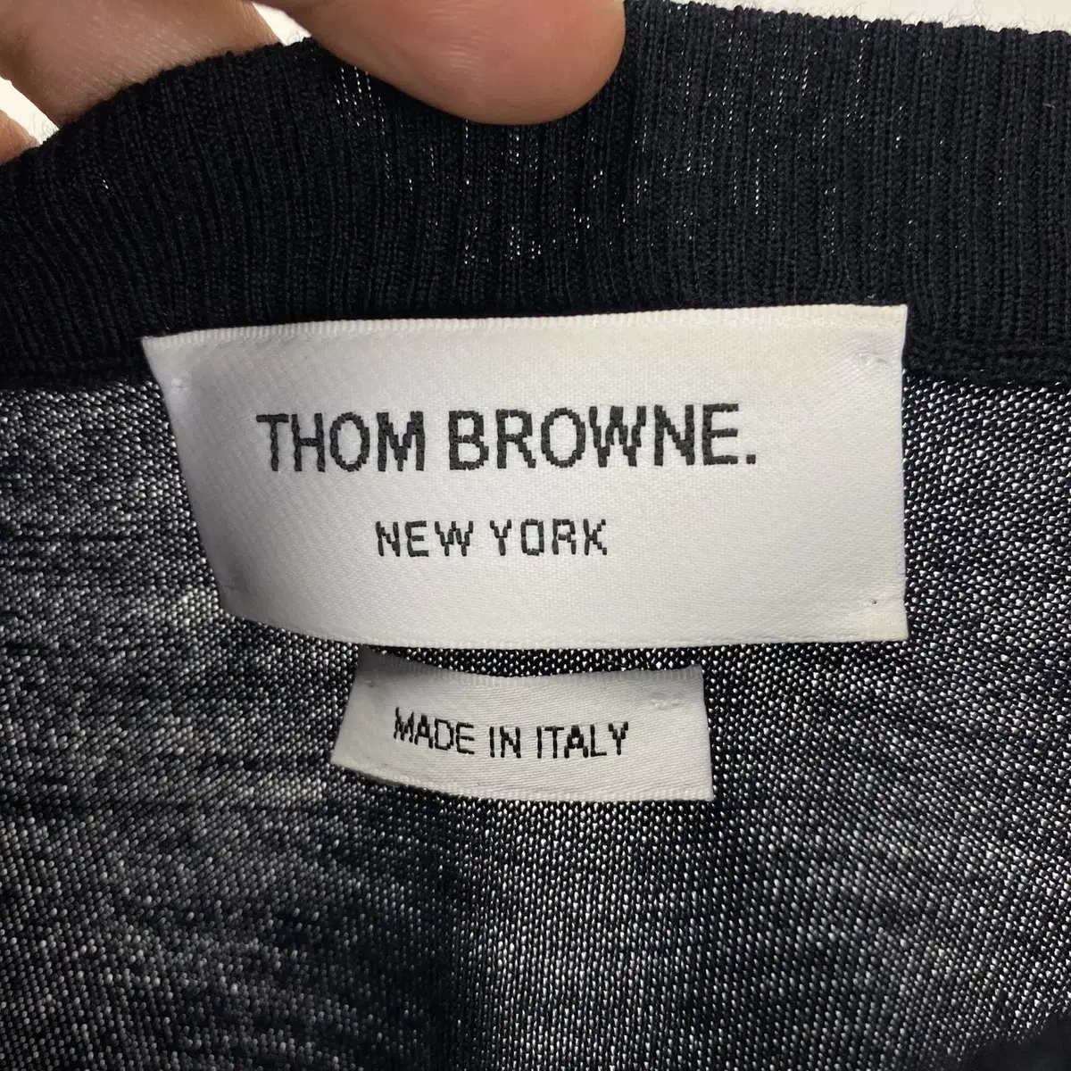 빈티지 THOM BROWNE made in italy 울 니트