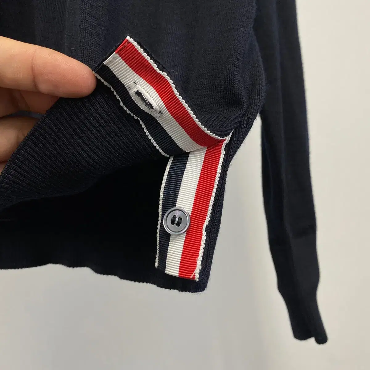 빈티지 THOM BROWNE made in italy 울 니트