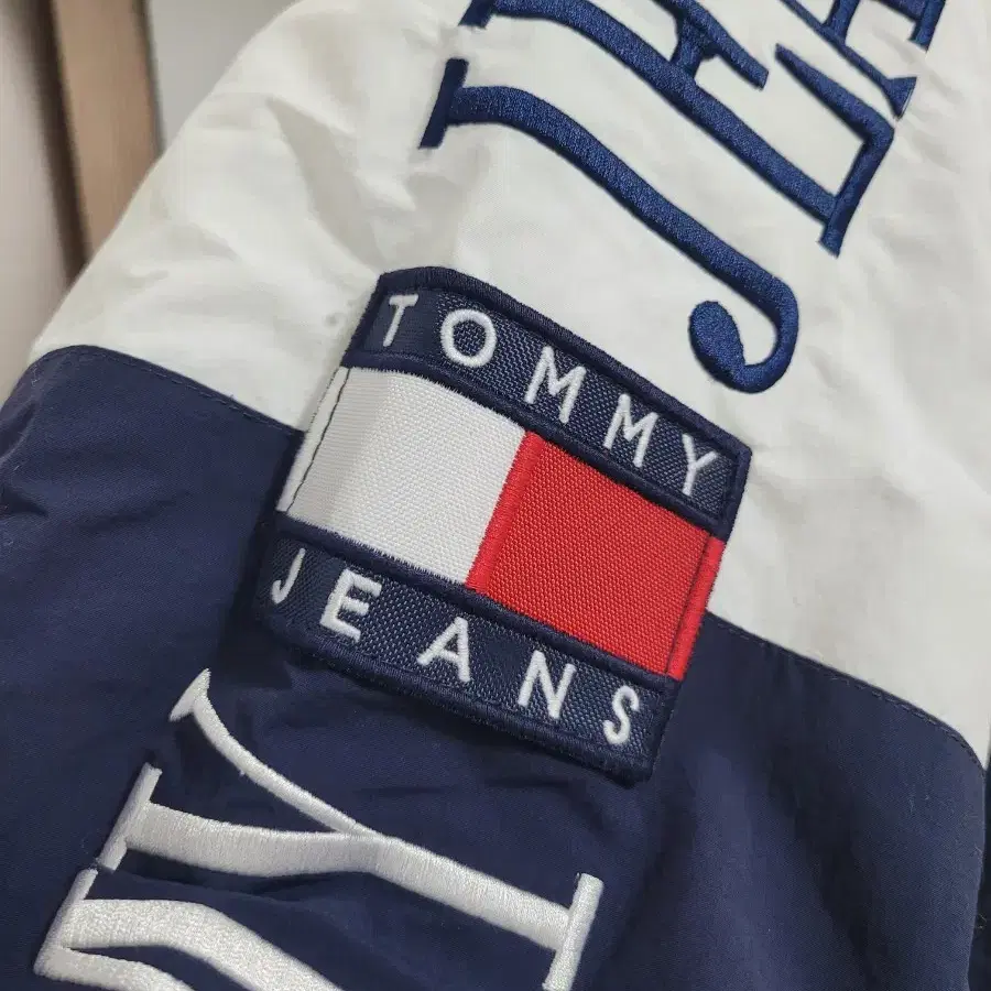 새상품)TOMMY 타미진스 레트로 패딩점퍼 자켓 S,M,L