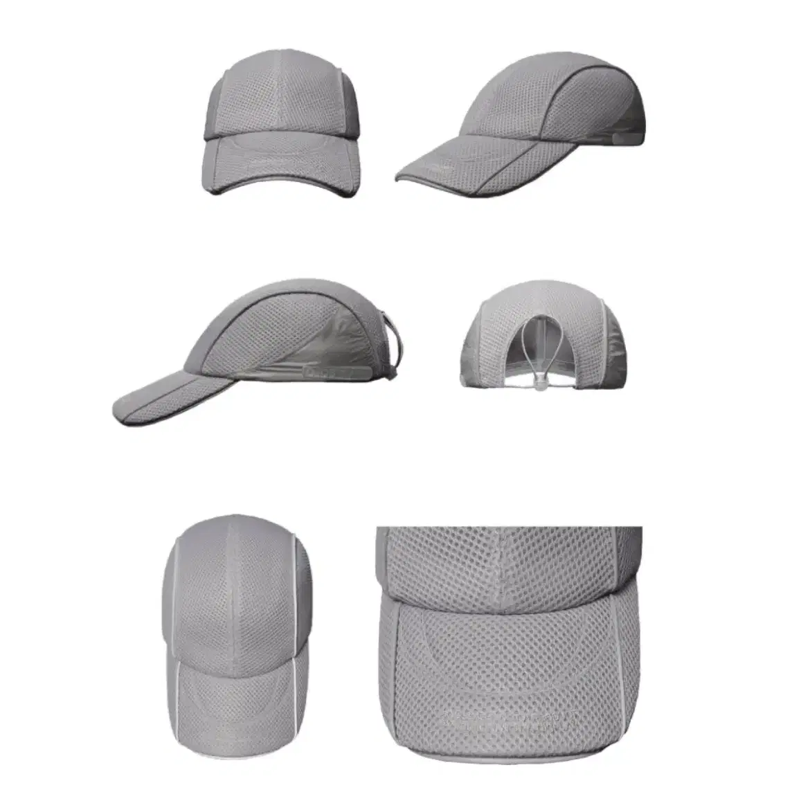 오호스 Nylon Pocket Mesh Cap / Grey