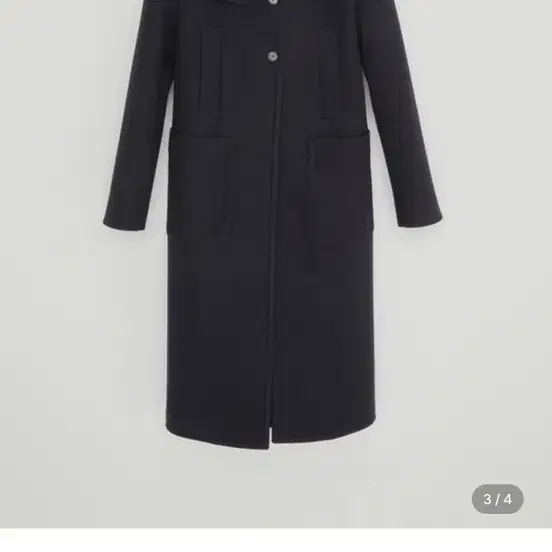 렉토 코트(LIGHT FELT 60S SINGLE COAT, NAVY)