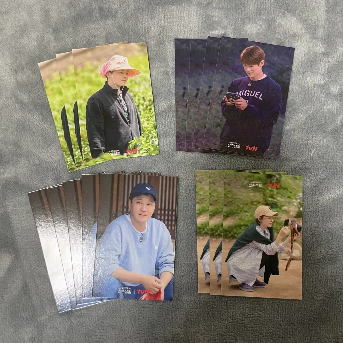 Seulgi's San Village Life Week 3 Photo Card (Cho Jungseok, Yoooyeon, Kim Dae-myung, Jeon Mido)