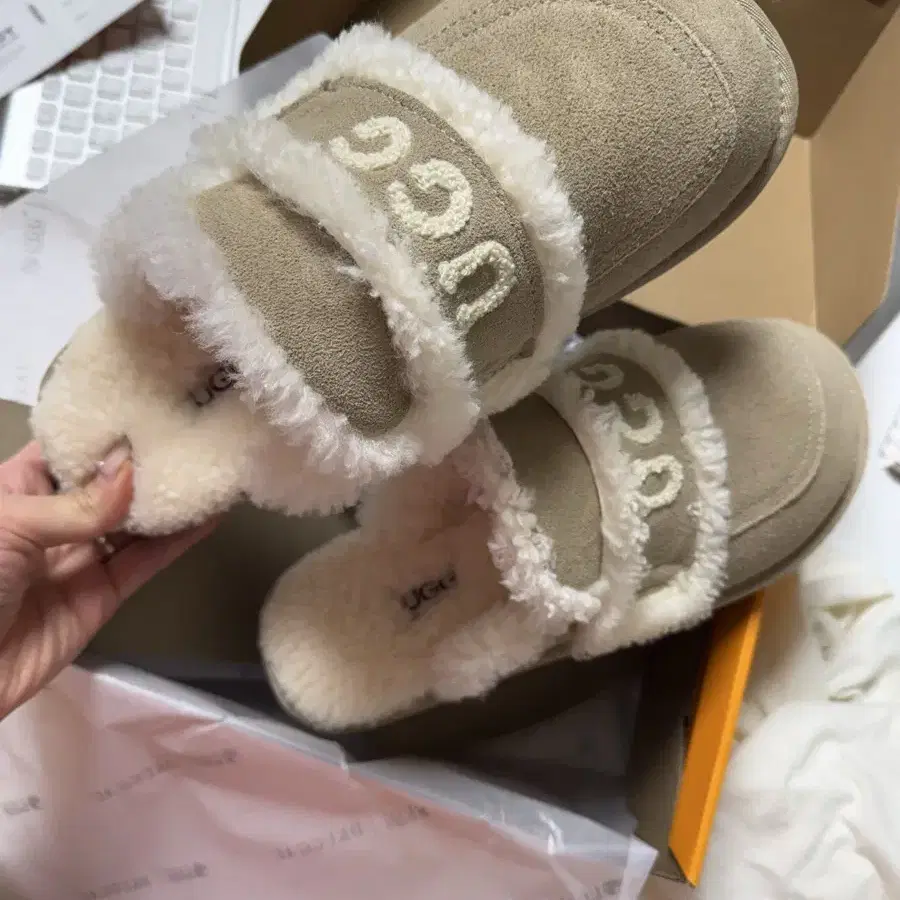 어그 Ugg 바이올렛 슬리퍼 250 xl 새상품