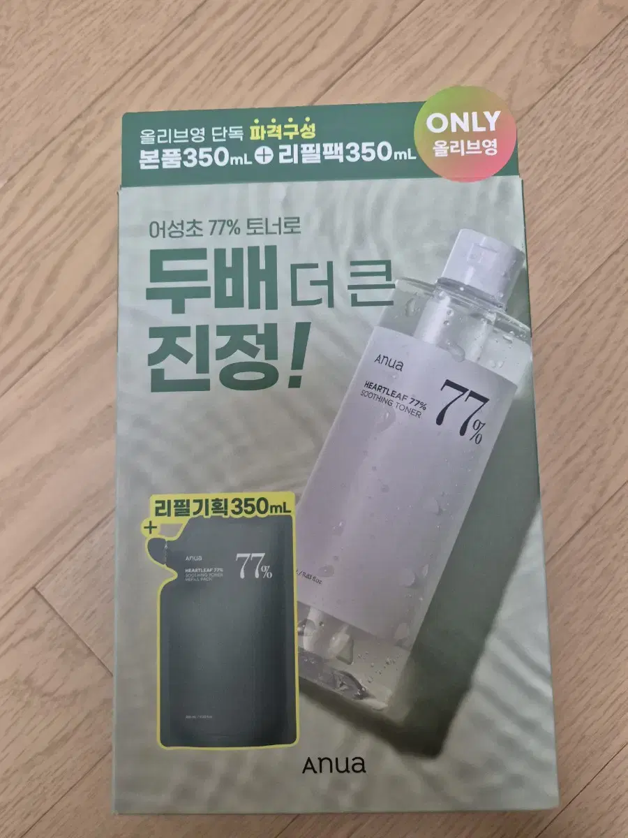 아누아 어성초 77 수딩 토너 350ml 기획