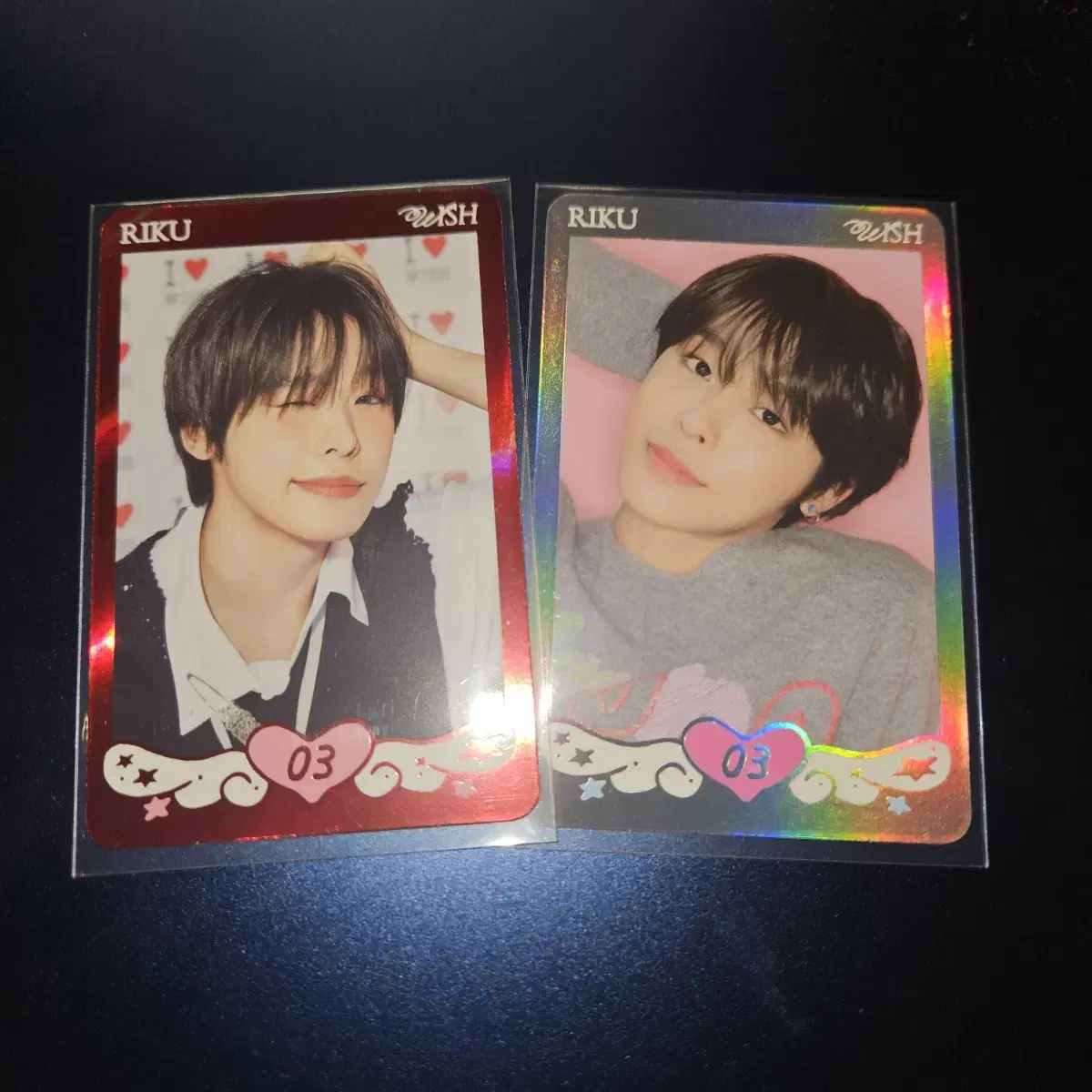 NCT wish riku Steady pop up tc special photocard Set Trading Cards