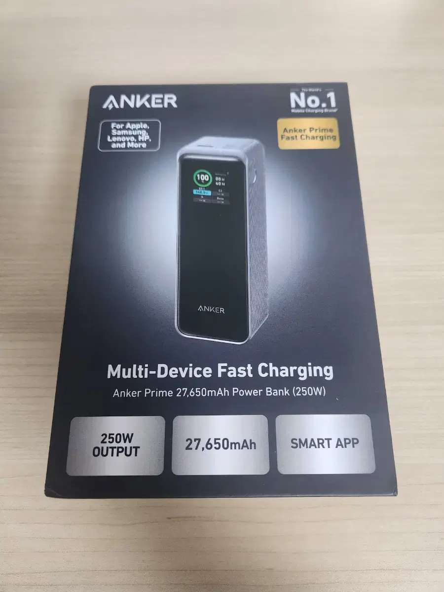 앤커 ANKER 프라임 파워뱅크 대용량 보조배터리 27650mAh