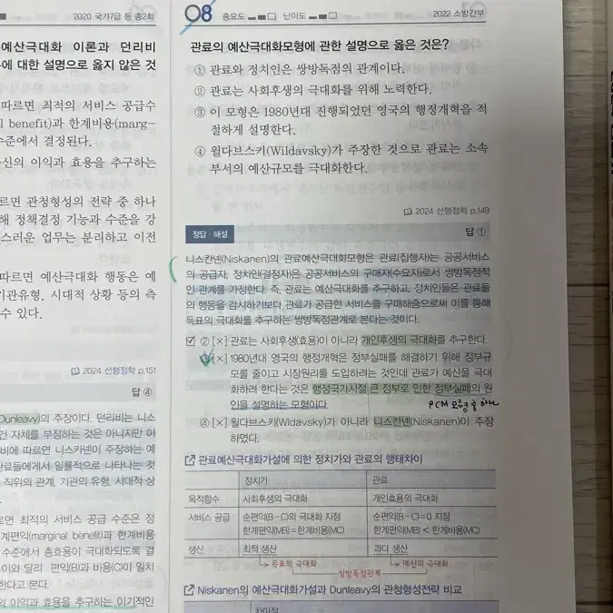 김중규 행정학 기출 2권