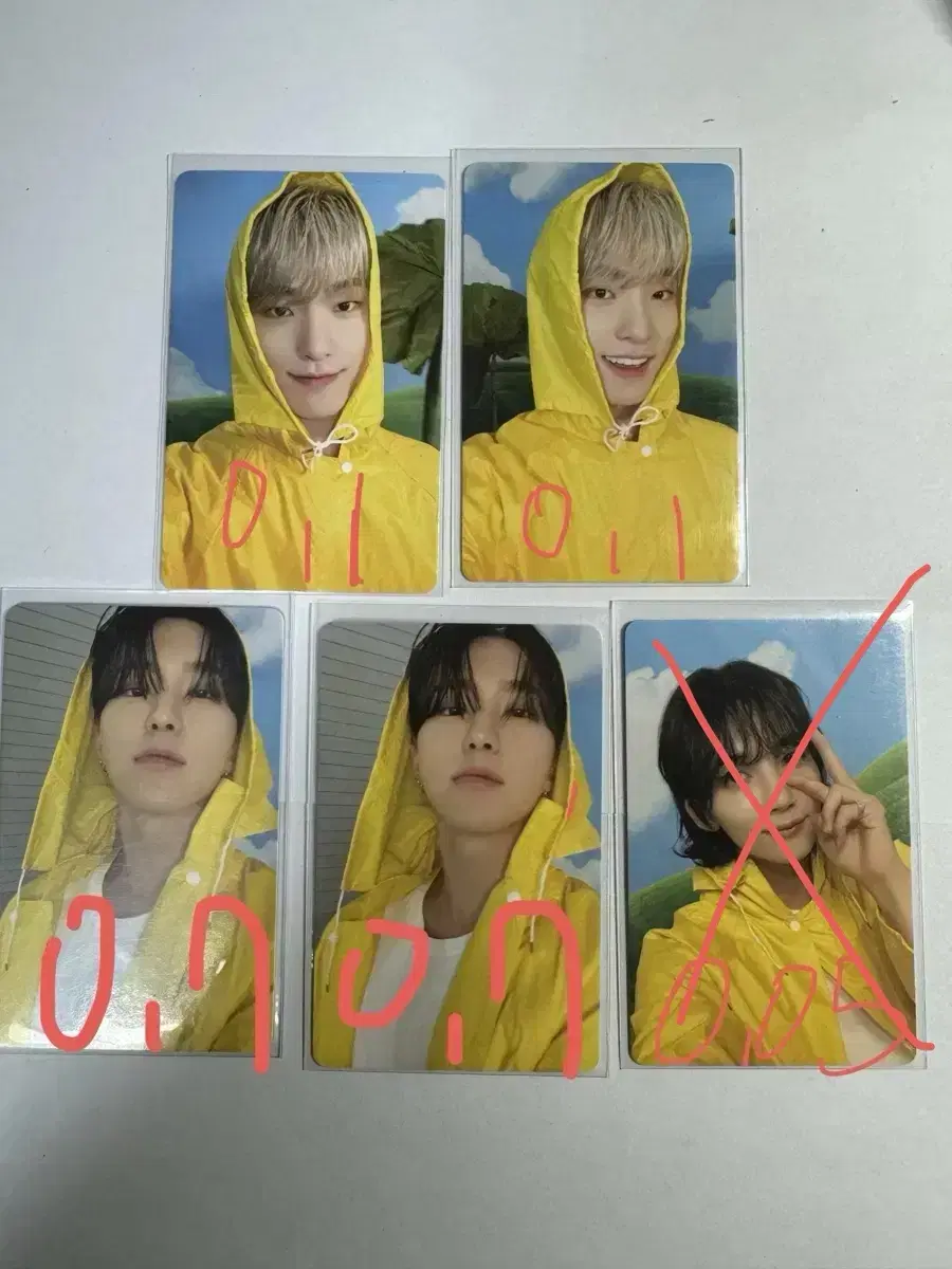 seventeen heaven raincoat photocard carat vahn dino hoshi jeonghan