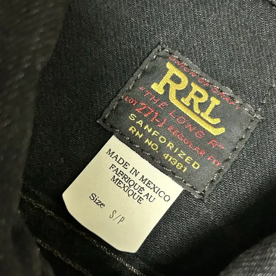 [s] RRL 더블알엘 LOT 271 블랙