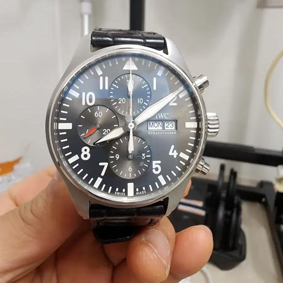 IWC377719 파일럿 크로노 모델 팜니다