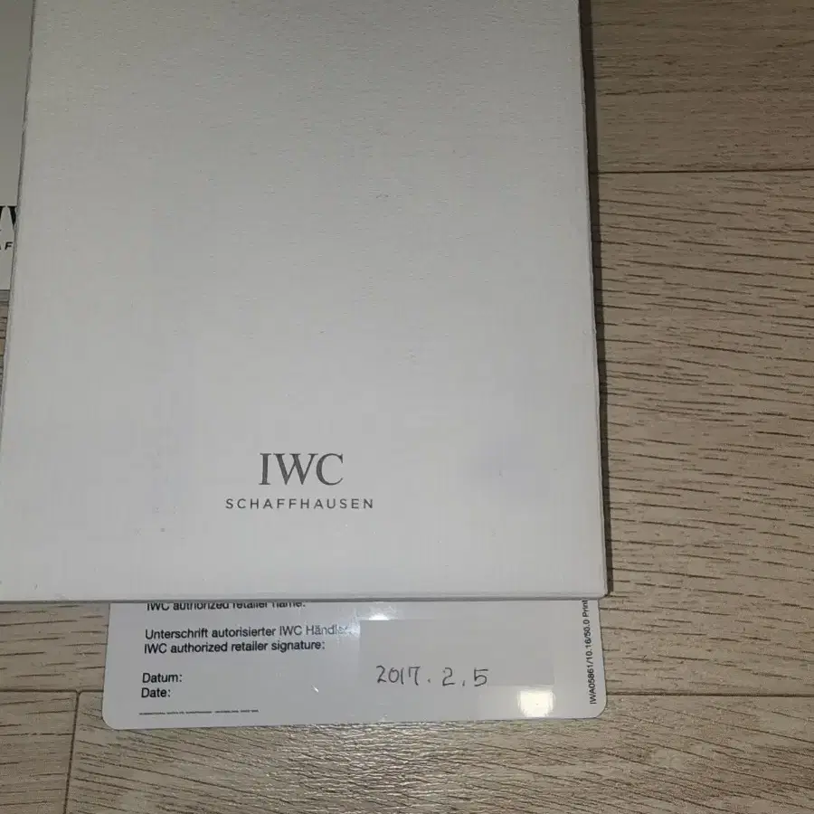 IWC377719 파일럿 크로노 모델 팜니다