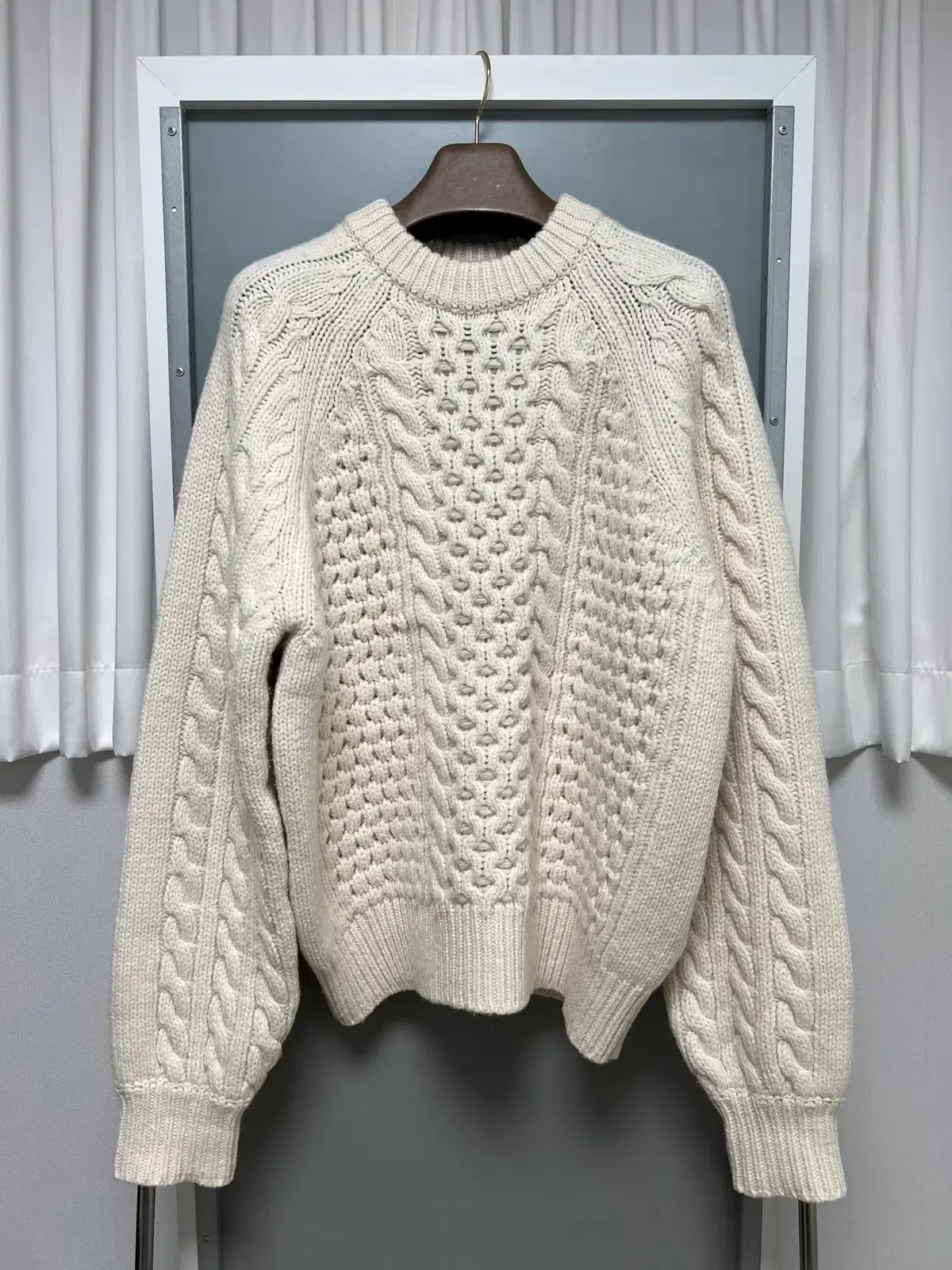 [L] STU 23FW Aran knit STU OFFICE