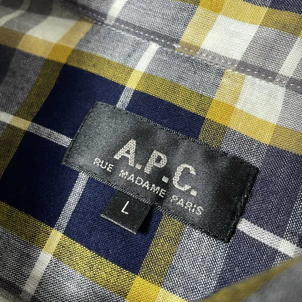 A.P.C. 아페쎄 여성 체크 셔츠 남방