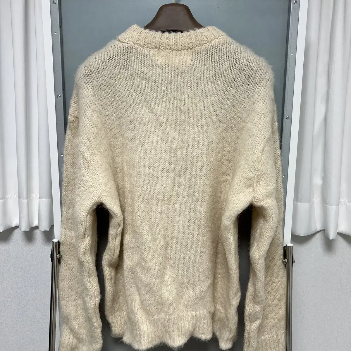 [M]21FW STU Mohair Knit Cream STU OFFICE