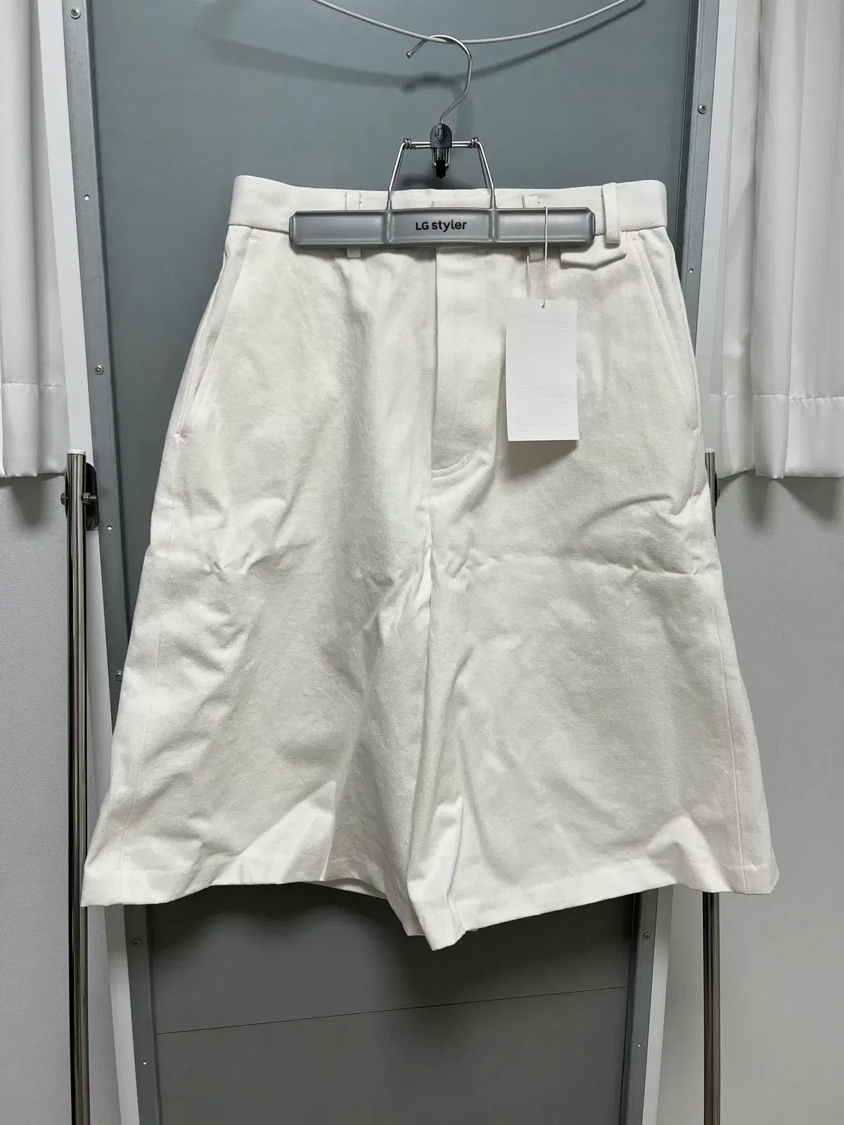 [S] 24SS STU Bermuda Pants Off-white