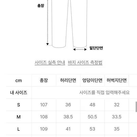 시그니처 워싱 와이드 데님팬츠 블루블랙 L