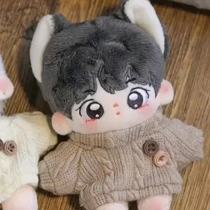 10cm 인형옷 폴라니트티 커피색 판매