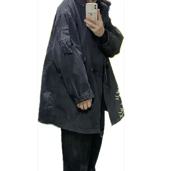 비즈빔 24aw 식스파이브 m65 피쉬테일 블랙 1 사이즈