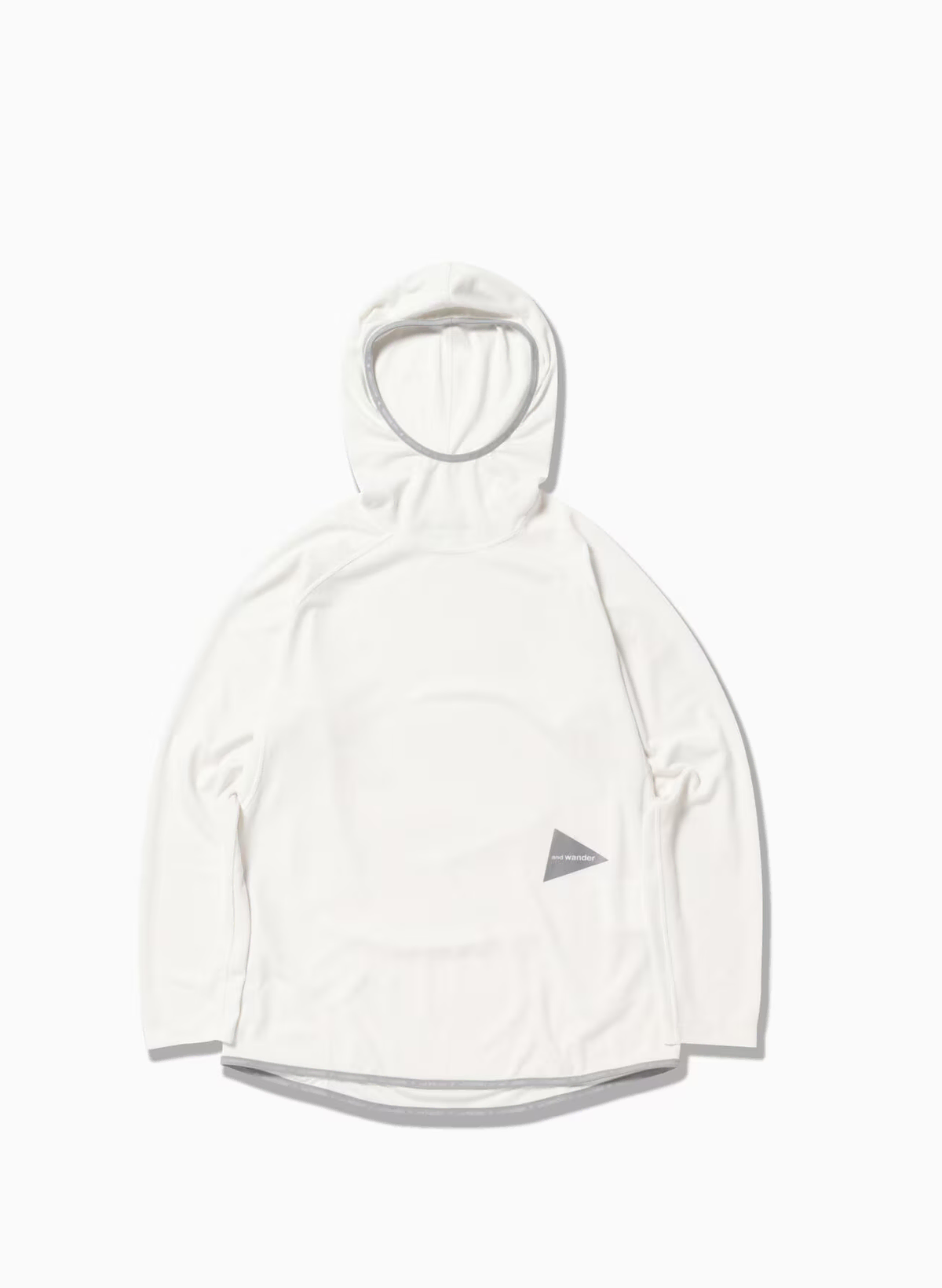 앤드원더 power dry jersey LS hoodie