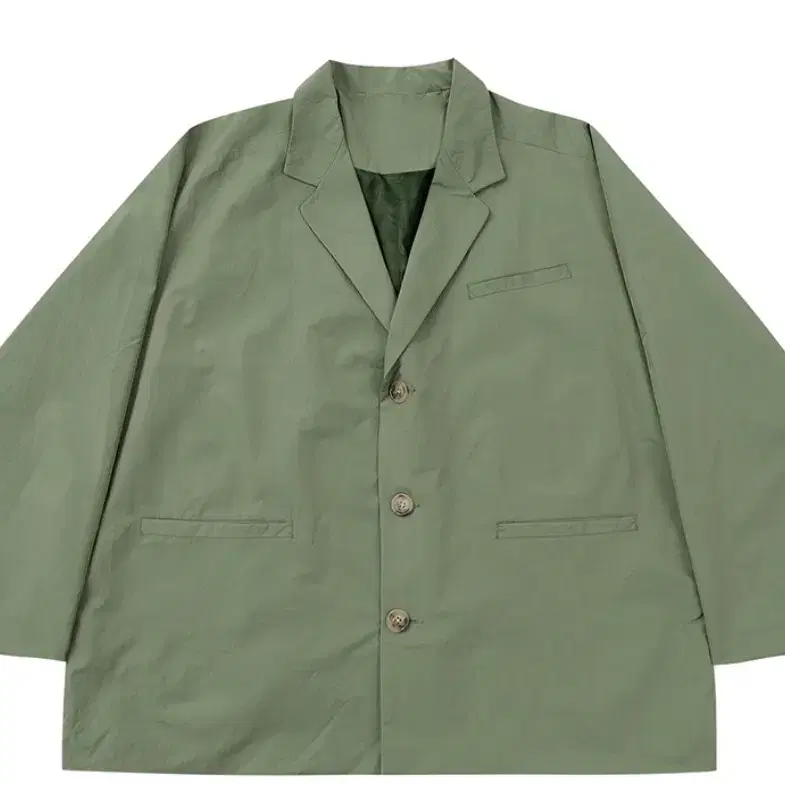 Batwing NylonOversized Blazer [KHAKI]