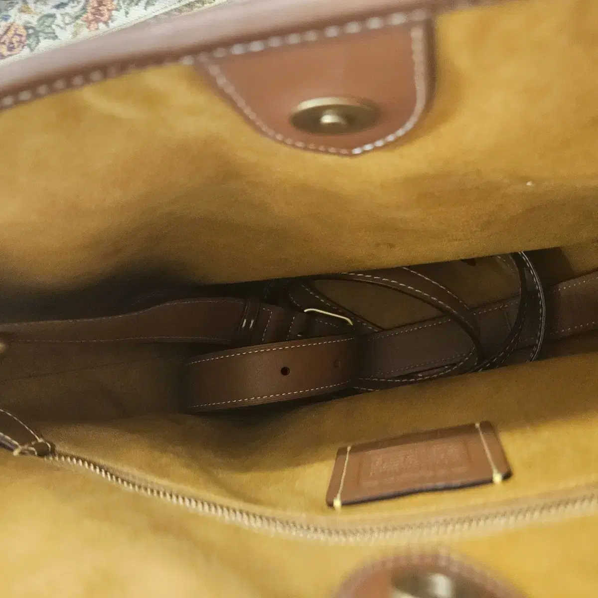 코치 다코타 새들브라운 백 coach Dakota saddle brown