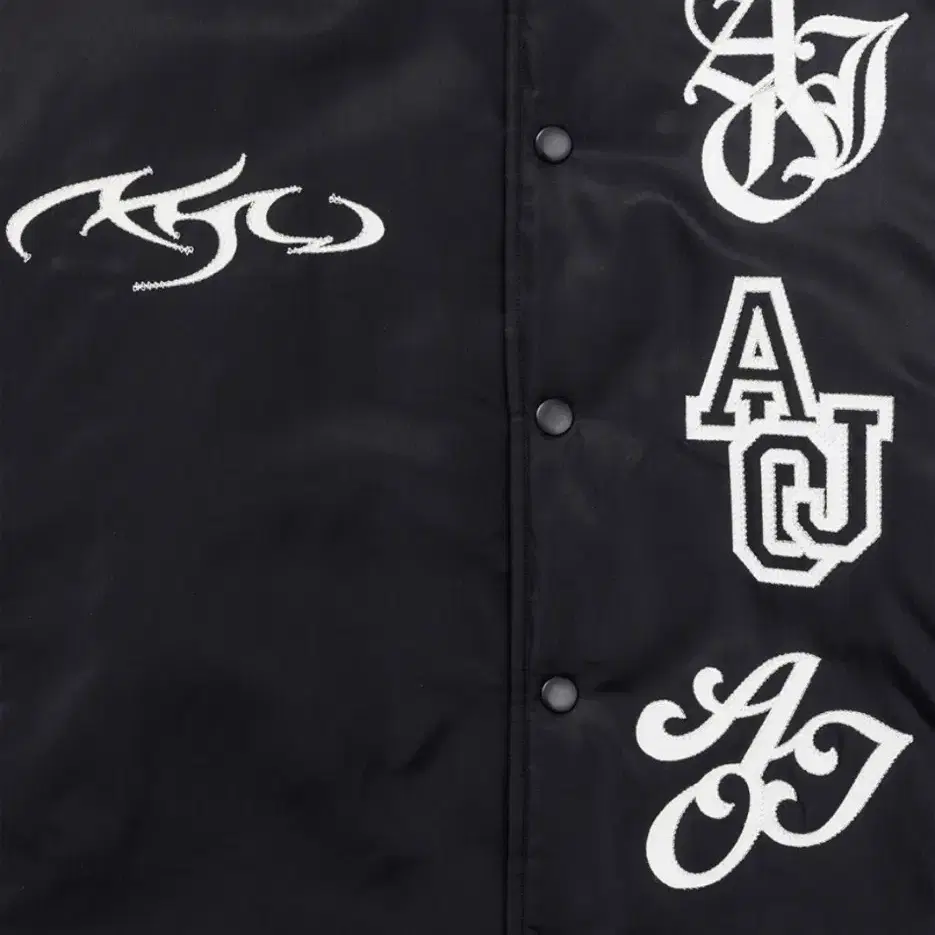 Nylon Baseball Jacket [BLACK]