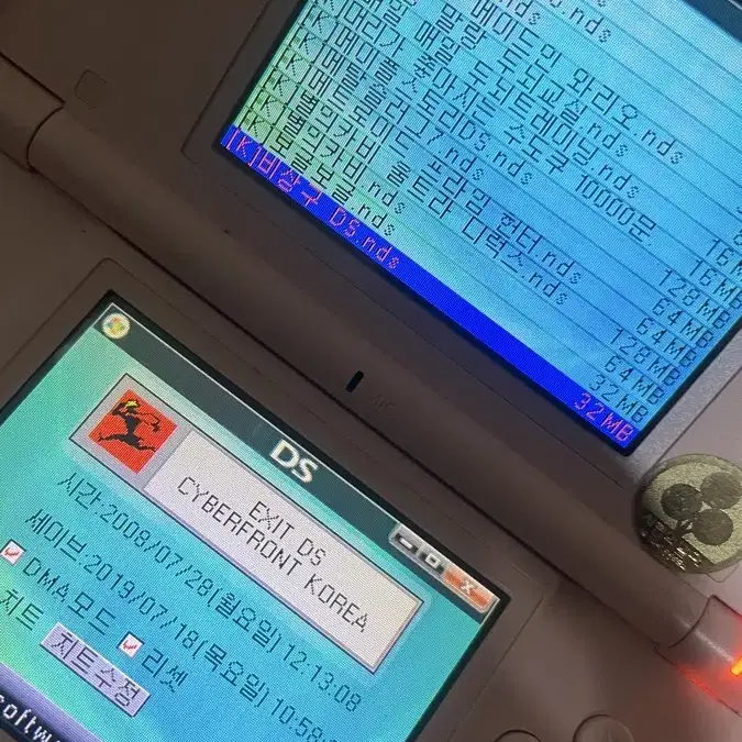 닌텐도 ds lite 와 tt칩