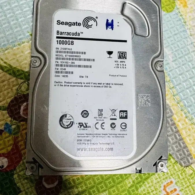 씨게이트 seagate barracuda 1테라 HDD 하드디스크