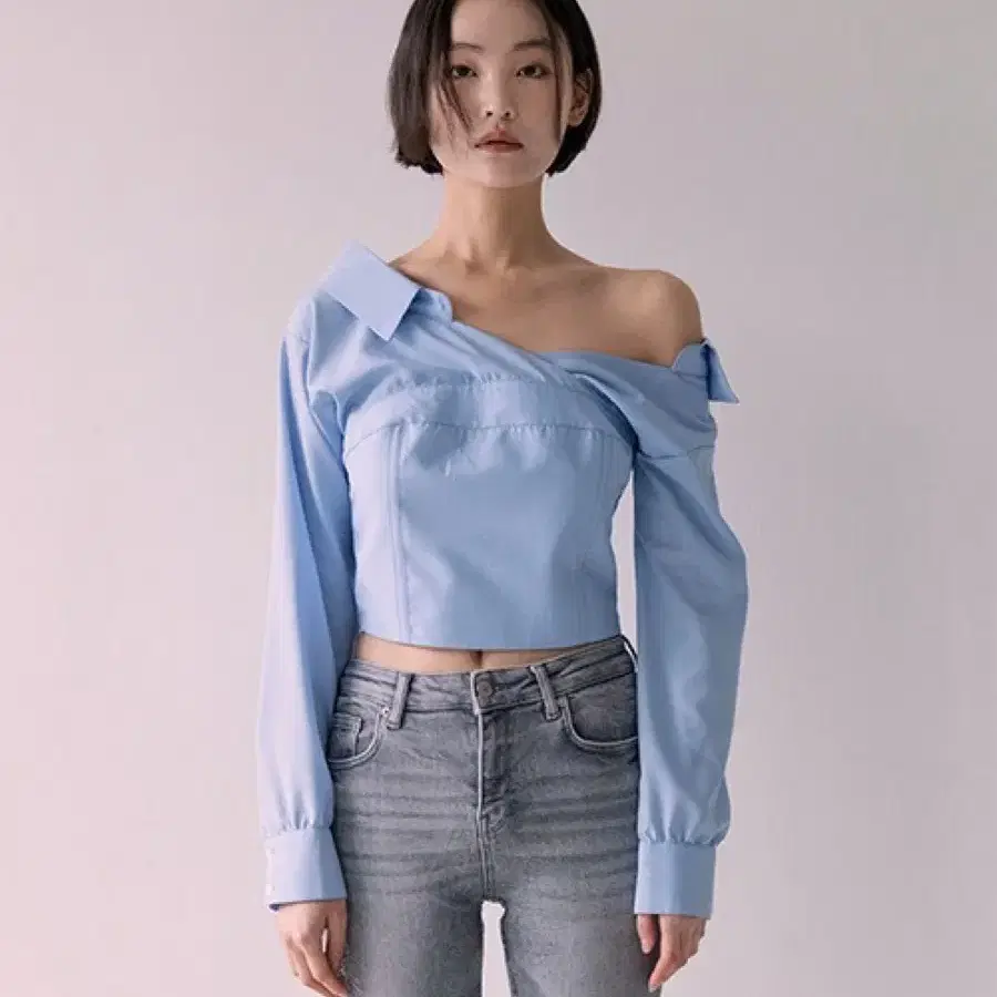 낫유어로즈 Ines shirts bustier 셔츠